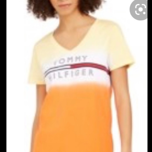 Tommy Hilfiger Tie dye Ombré top - Picture 3 of 8